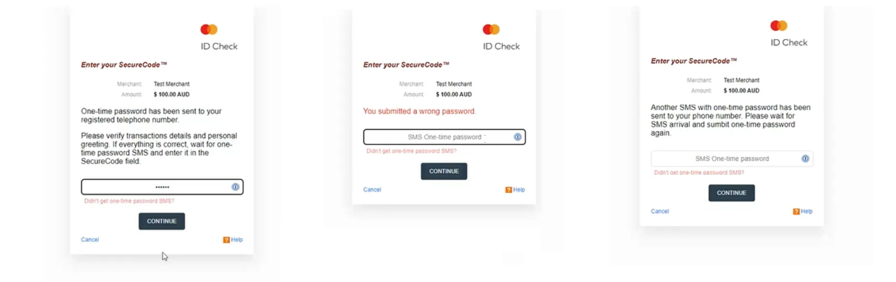 Authetication process-3DS