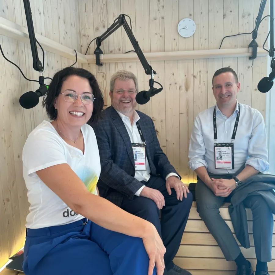 Dennis and Don and Erik in the sauna