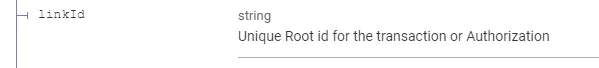 LinkID in transaction API