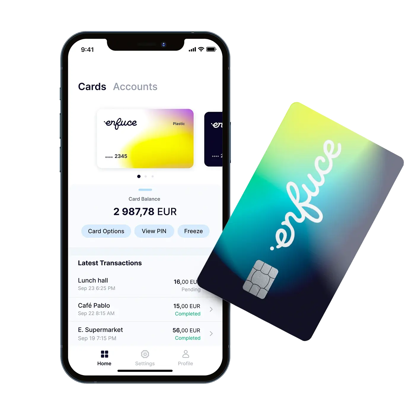 Enfuce card processing_pricing